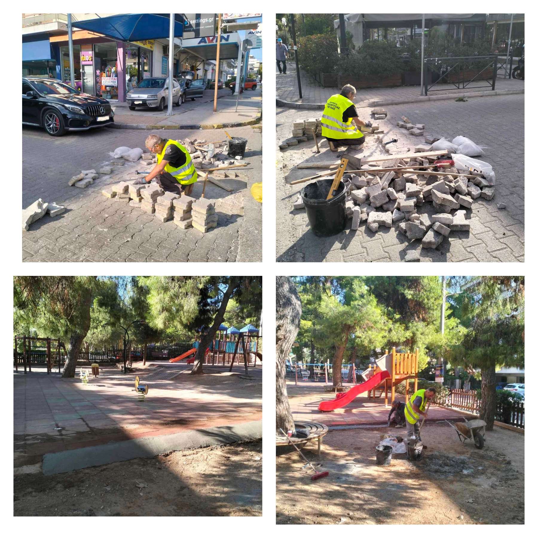 Συνεχίζονται οι καθημερινές παρεμβάσεις στην πόλη 