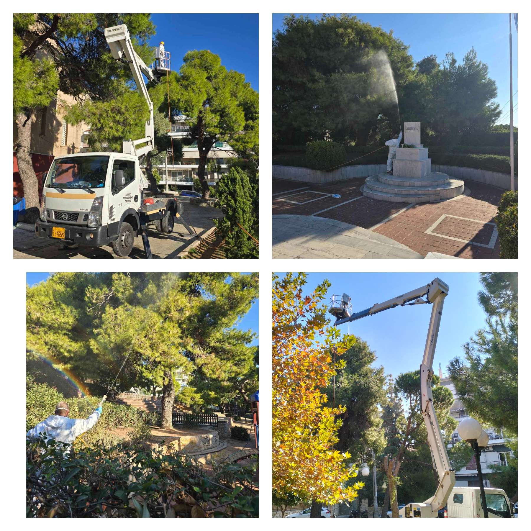 Συνεχίζονται οι ψεκασμοί των πεύκων στον Δήμο Λυκόβρυσης – Πεύκης 