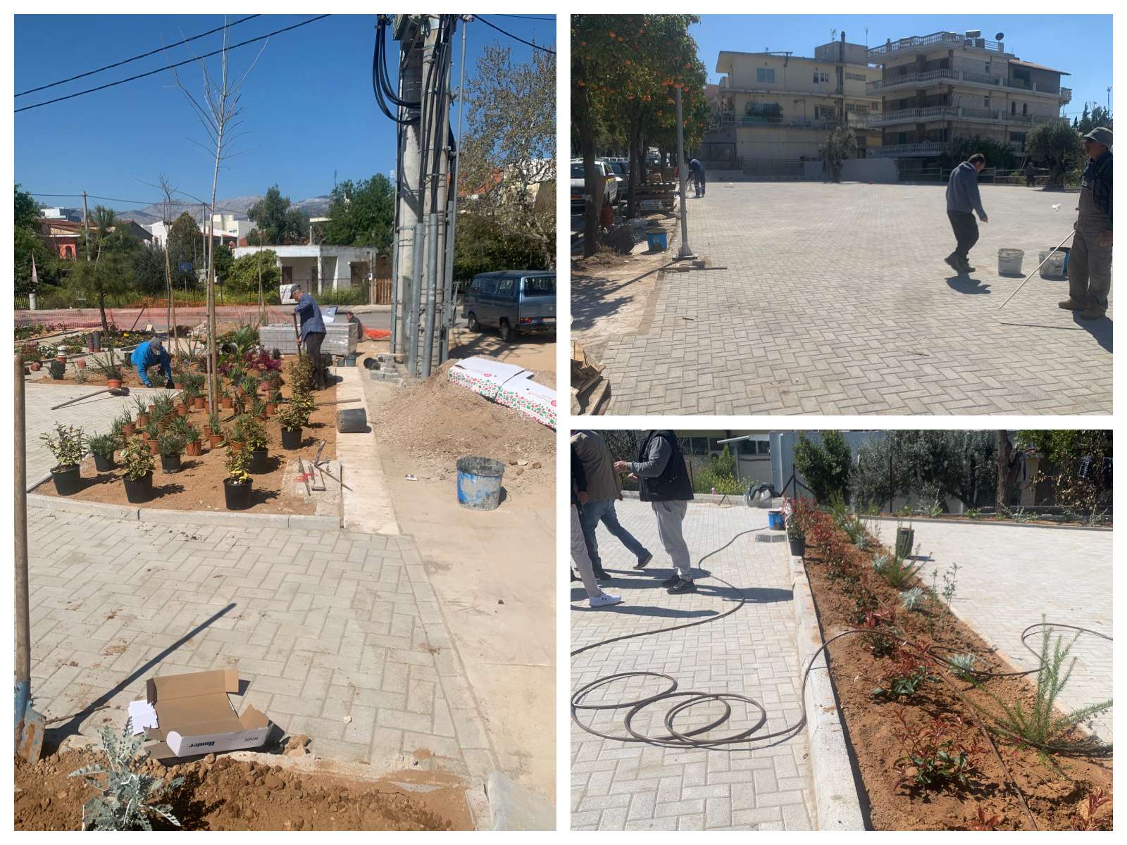Ολοκληρώνεται το έργο κατασκευής δημοτικού χώρου στάθμευσης και κοινόχρηστης πλατείας στη Λυκόβρυση