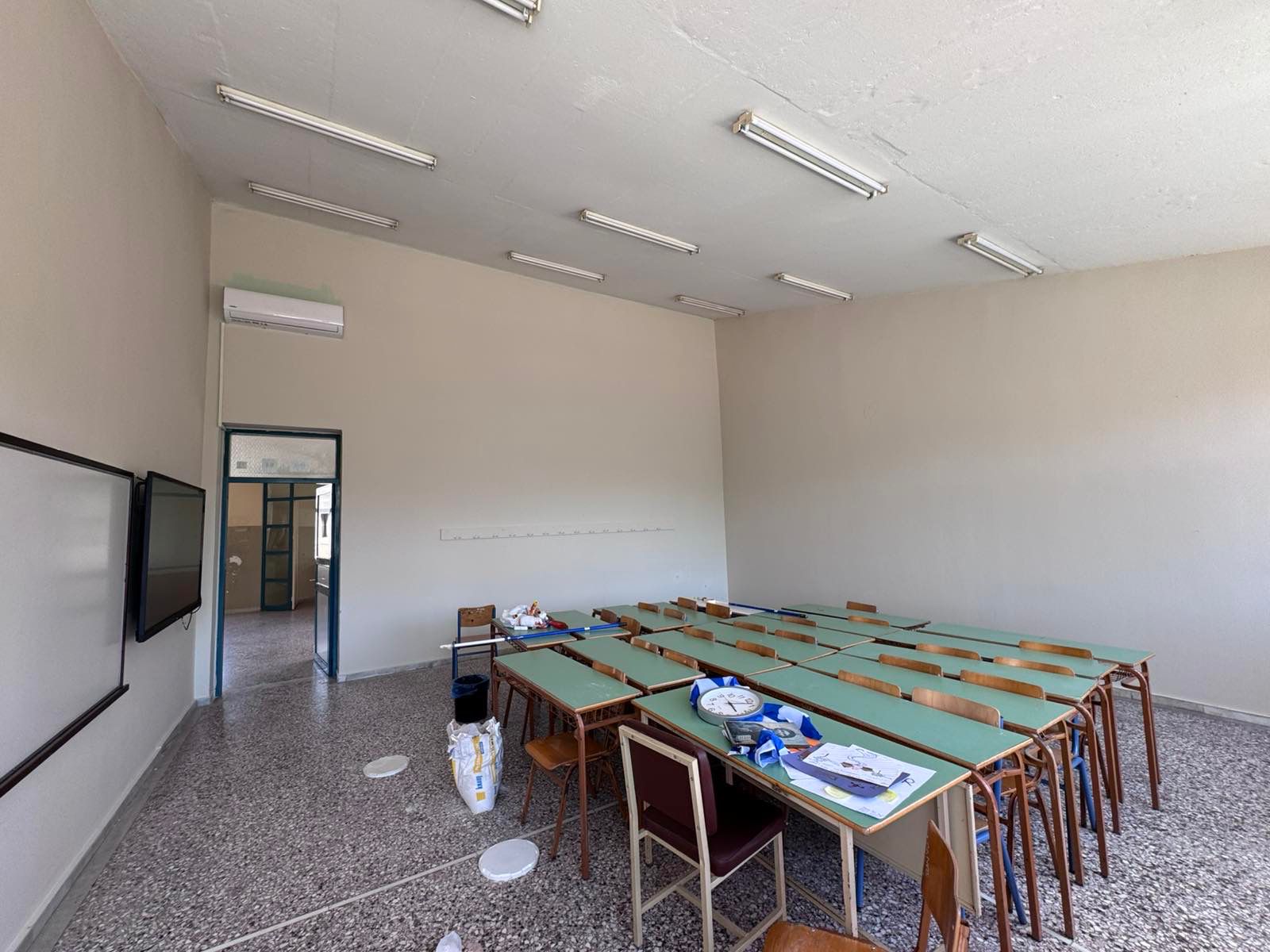 Εργασίες αναβάθμισης στο 1ο Λύκειο Πεύκης