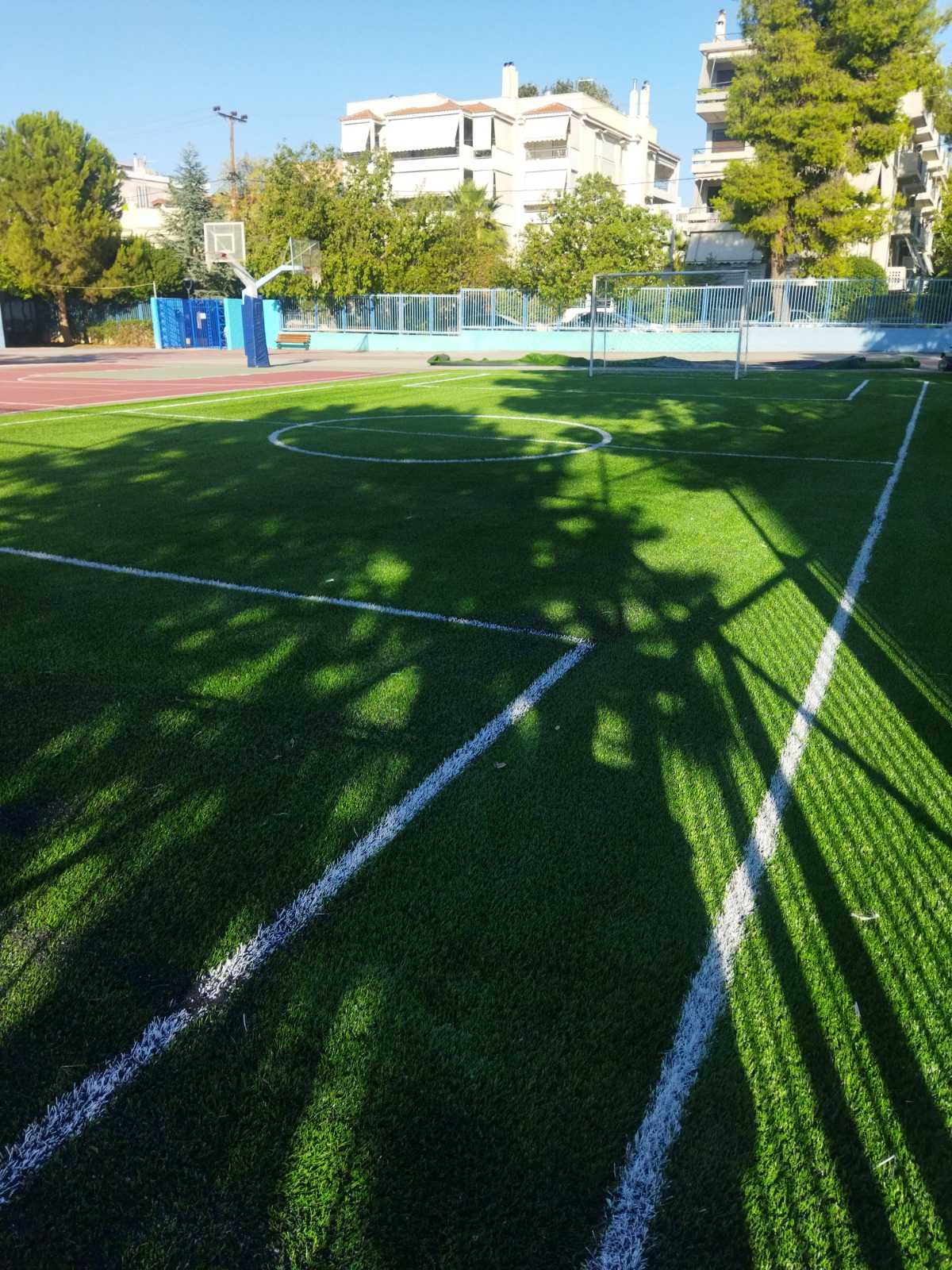 Νέο γήπεδο 5X5 στο 4ο Δημοτικό Σχολείο Πεύκης