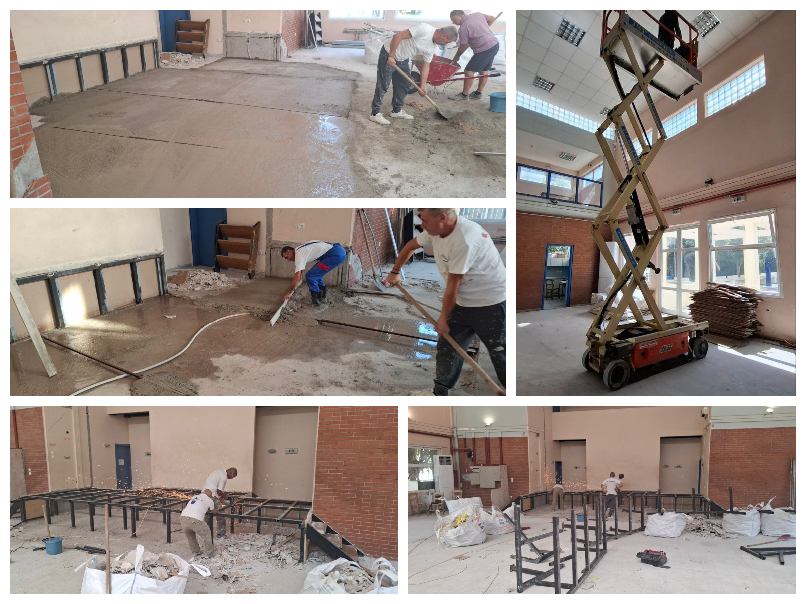 Εργασίες στον Πολυχώρο Μπενίση, στη Λυκόβρυση
