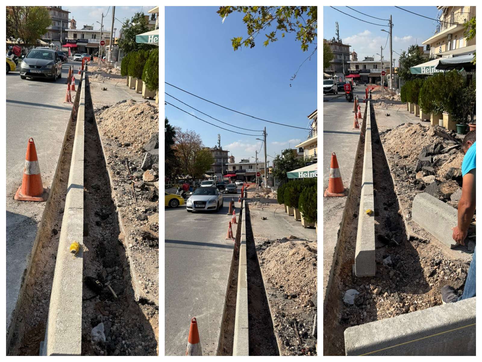 Τα πεζοδρόμια της κεντρικής πλατείας Λυκόβρυσης μεγαλώνουν!