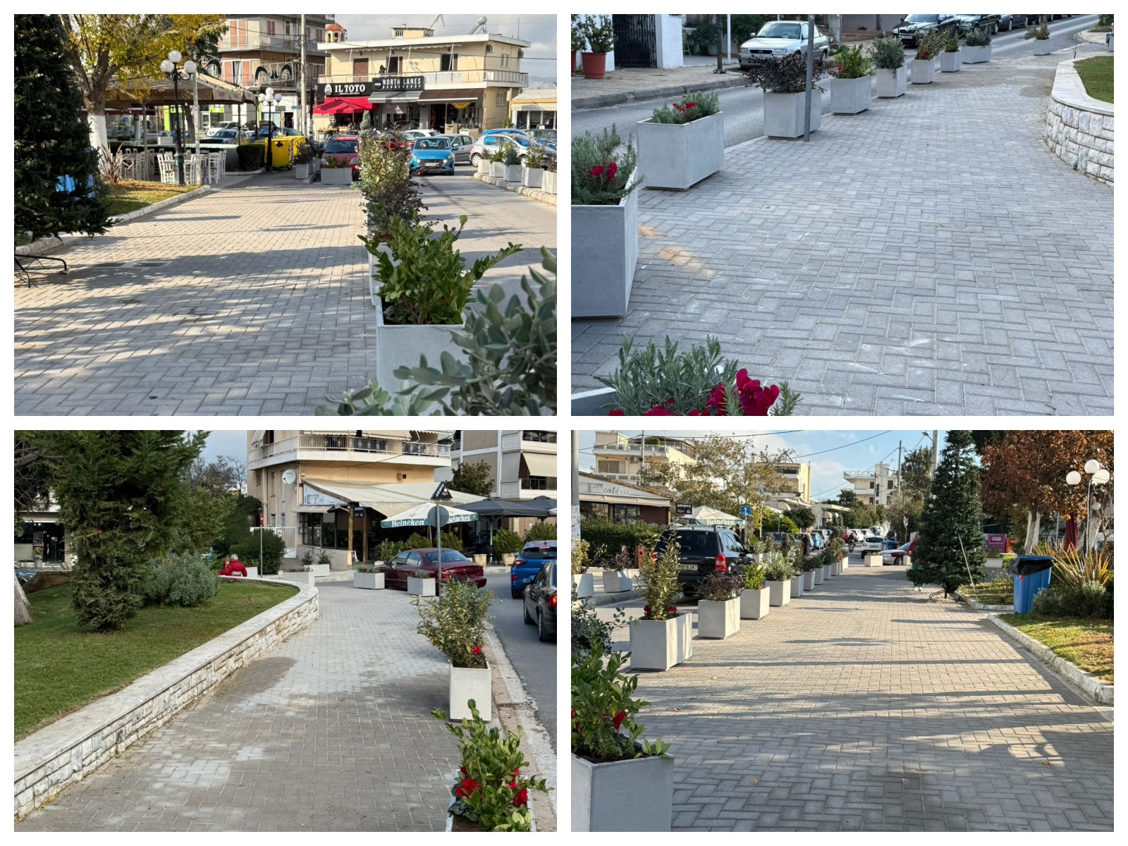 Ολοκληρώθηκαν τα έργα στην  κεντρική πλατεία της Λυκόβρυσης