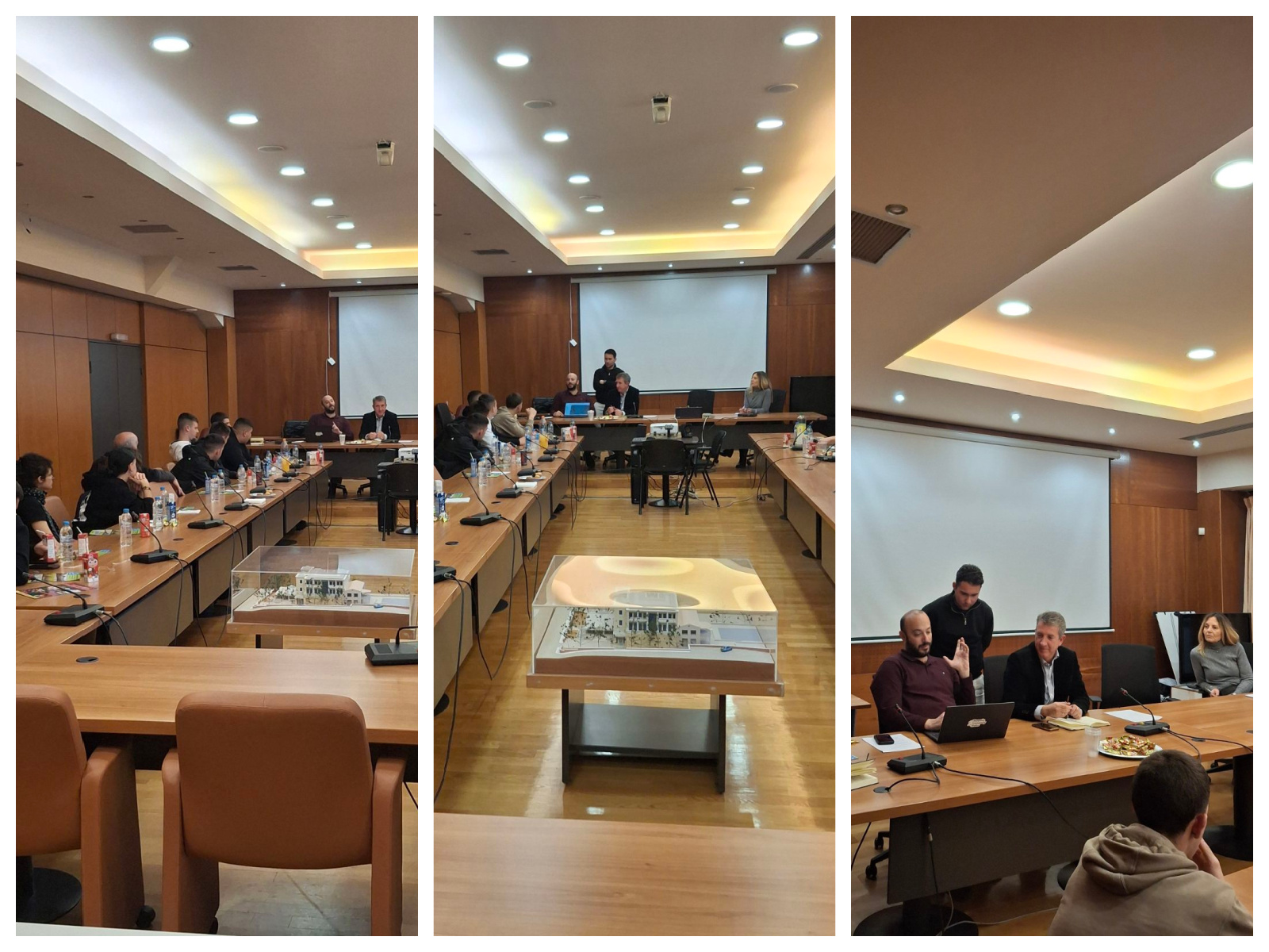 Συνάντηση με αντιπροσωπεία μαθητών στο Δημαρχείο Πεύκης 